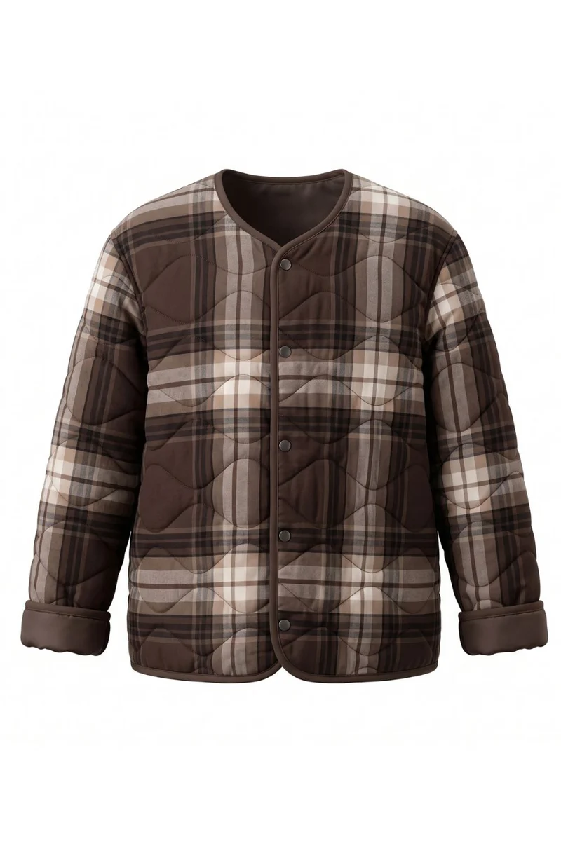 Perla Quiltet Jacket | Dark Maroon