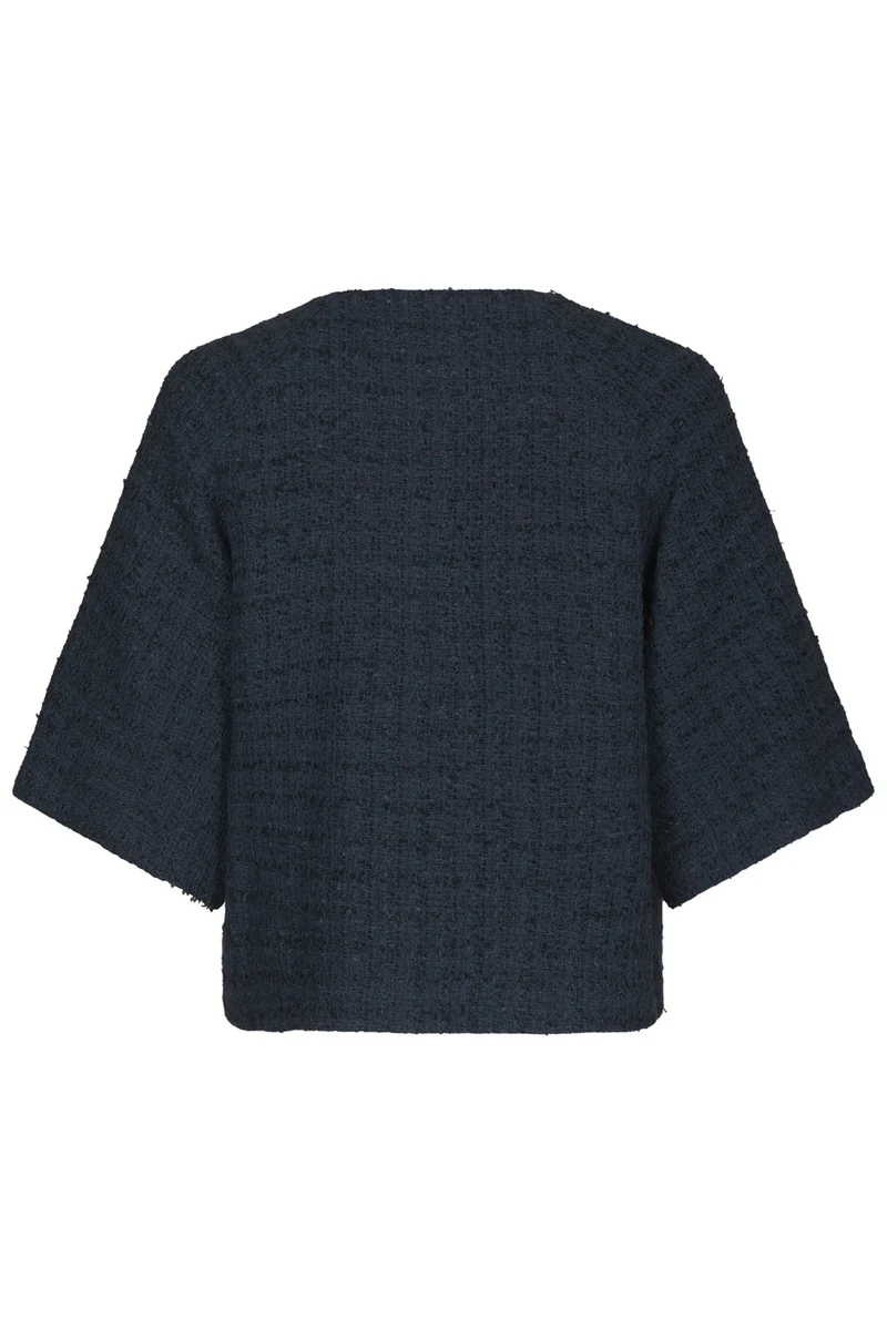Rosella Boucle Mini Jacket | Navy | Jakke fra Neo Noir