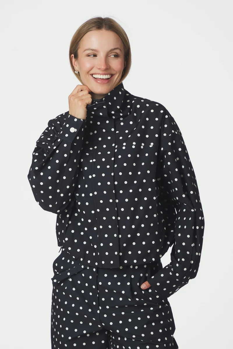 Callisa Dot Jacket | Black | Jakke fra Neo Noir