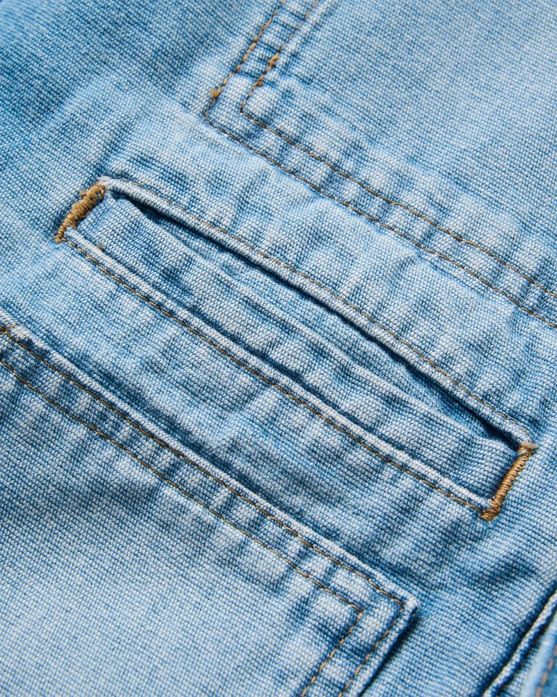 Vantage Denim-Jacke - Helles Denim-Waschung