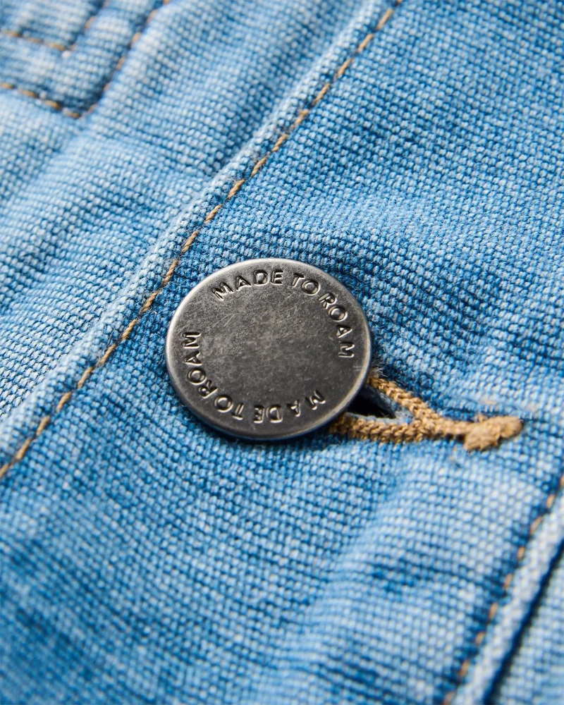 Vantage Denim-Jacke - Helles Denim-Waschung