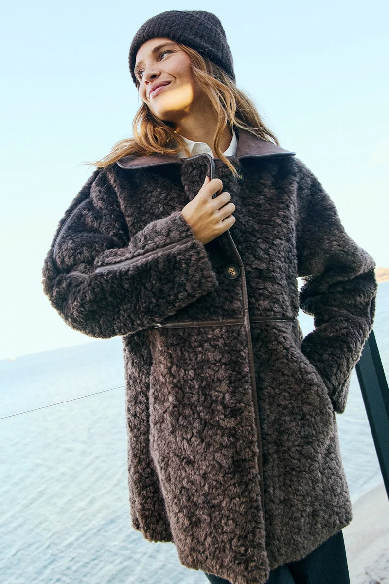 Loddy Jacket 211520 | Morel | Frakke fra Freequent
