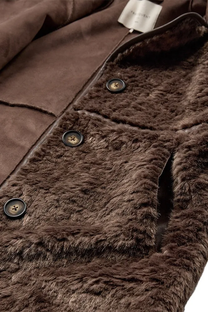 Loddy Jacket 211520 | Morel | Frakke fra Freequent