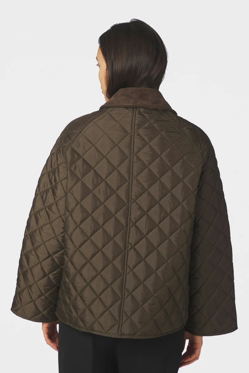 Iva Quilt Jacket | Khaki | Jakke fra Neo Noir
