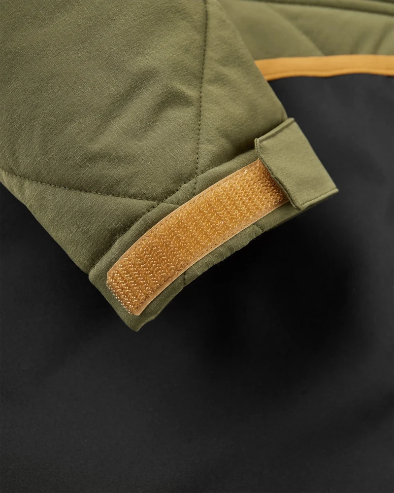 Campscape Fleece-gefütterter Parka - Schwarz/Khaki