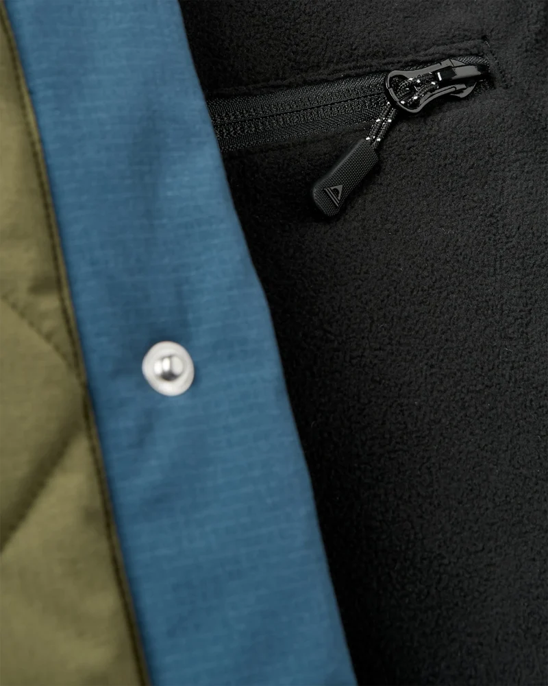 Campscape Fleece-gefütterter Parka - Schwarz/Khaki