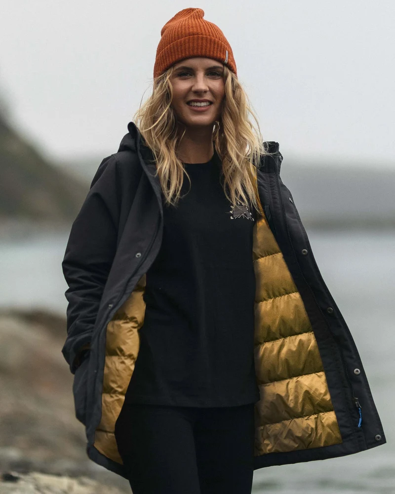 Alaska Isolierte Parka - Schwarz