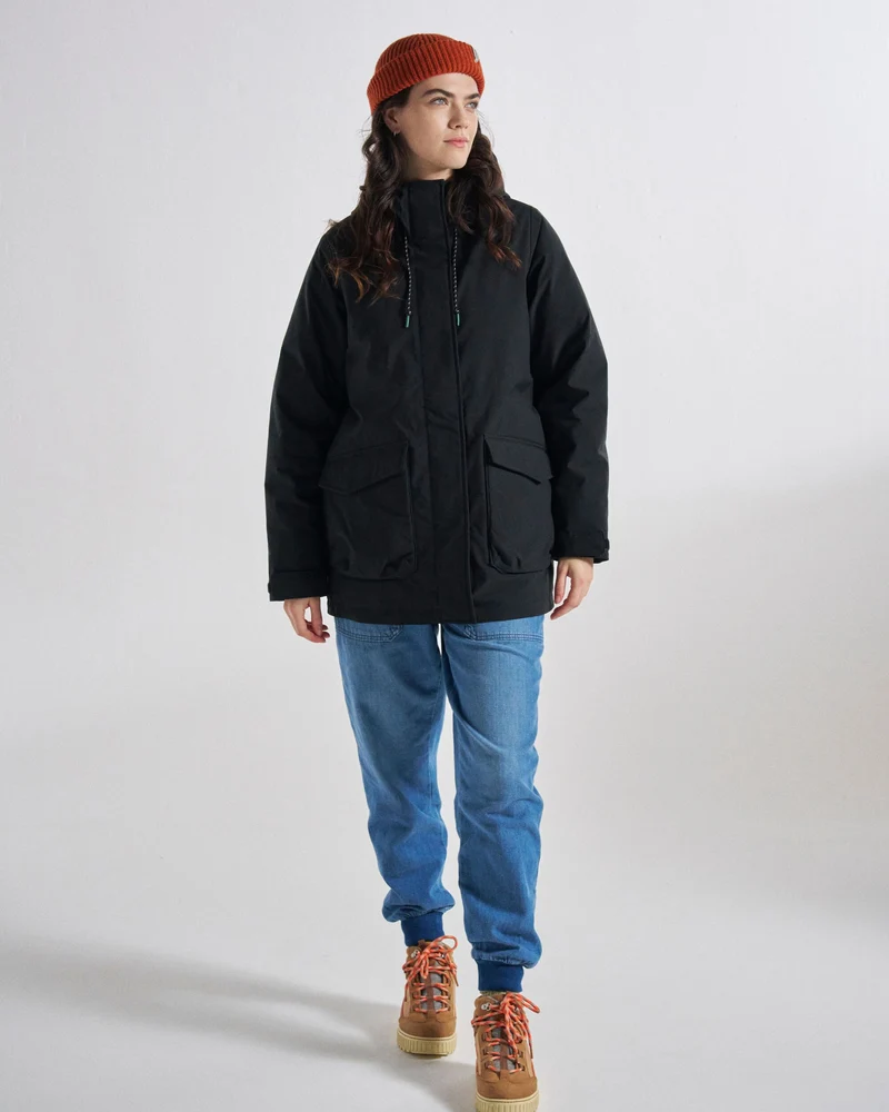 Alaska Isolierte Parka - Schwarz