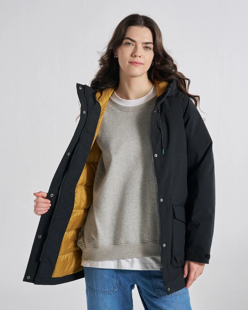 Alaska Isolierte Parka - Schwarz