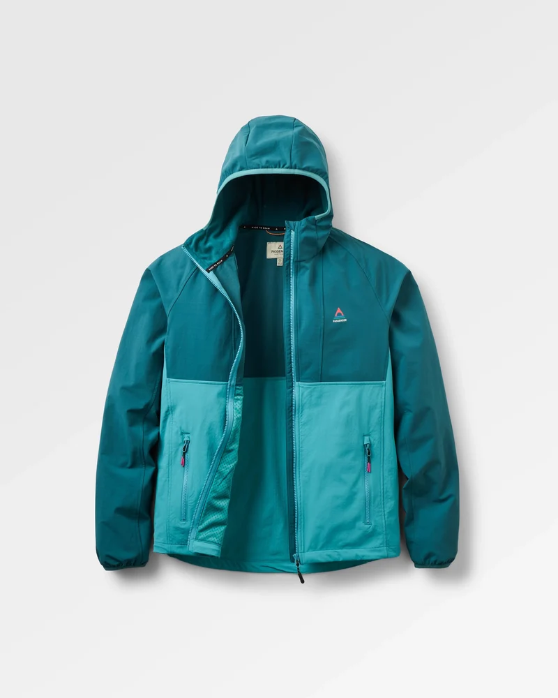 Trailscape Herren Leichte Softshell-Jacke - Mittelmeer/ Ozean Blaugrün
