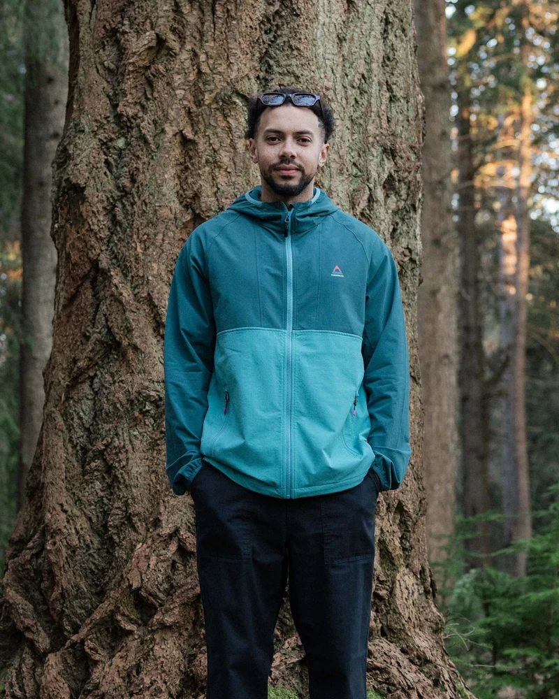 Trailscape Herren Leichte Softshell-Jacke - Mittelmeer/ Ozean Blaugrün