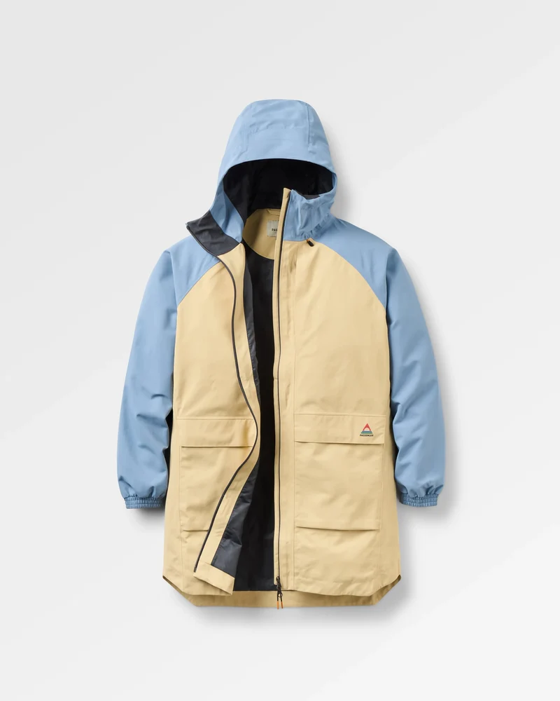 Serein Wasserdichte Jacke - Verblasstes Denim/Wüste