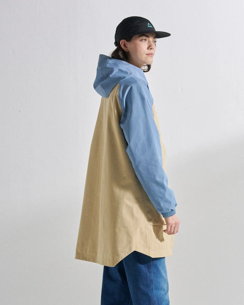 Serein Wasserdichte Jacke - Verblasstes Denim/Wüste
