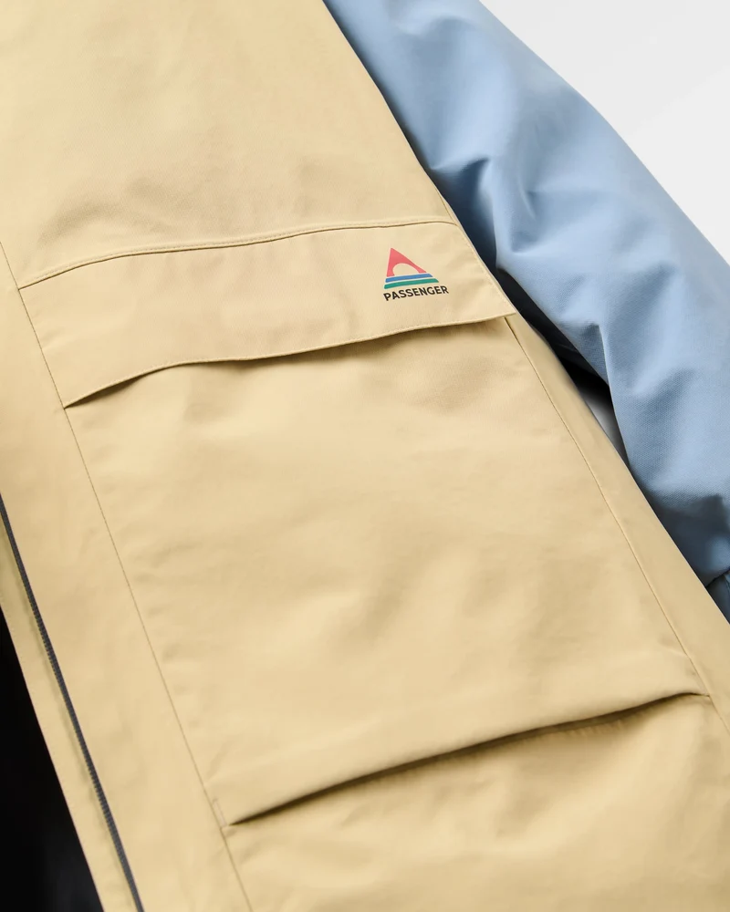 Serein Wasserdichte Jacke - Verblasstes Denim/Wüste