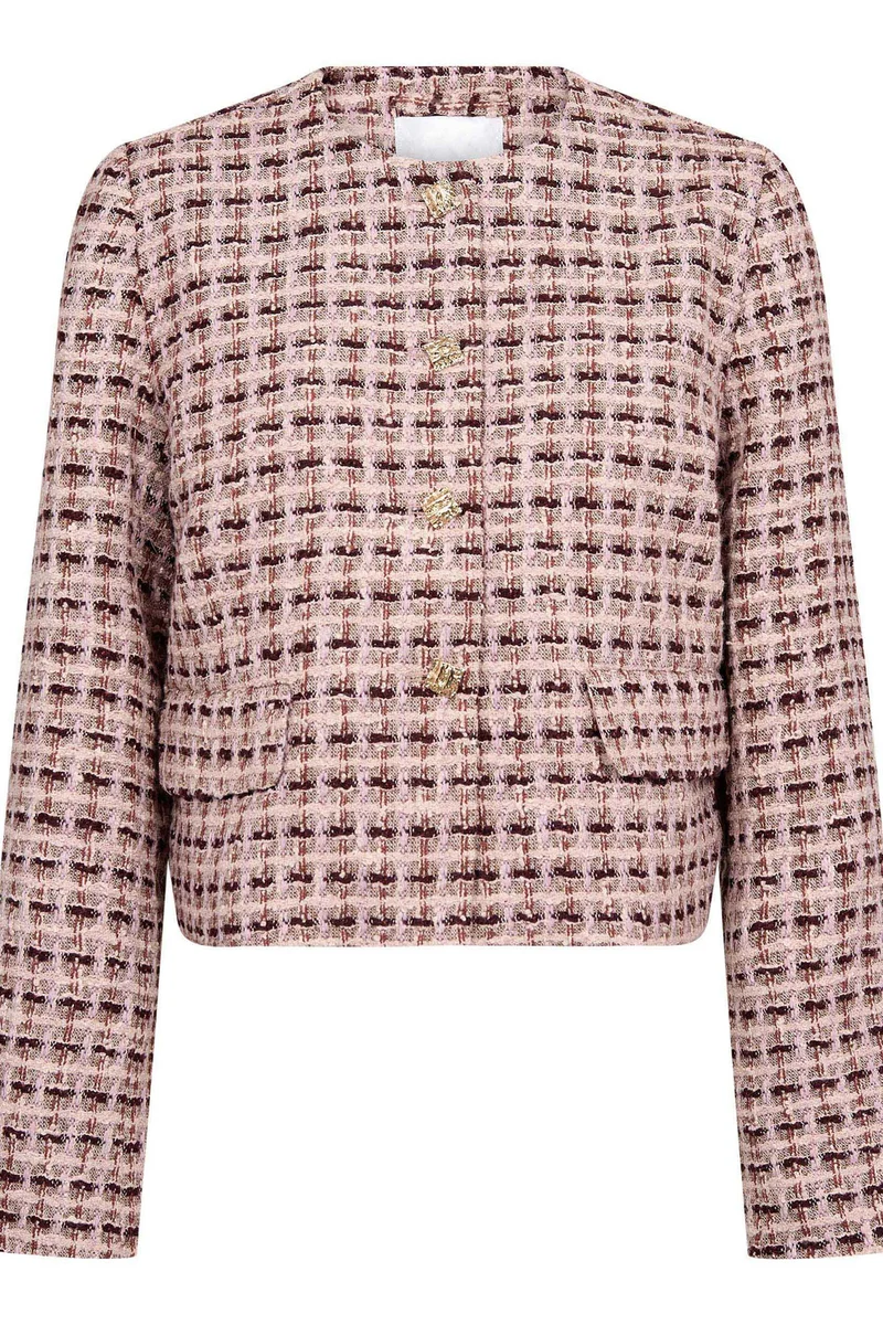 Tikacc Boucle Jacket 500361 | Dusty Rose | Co'couture