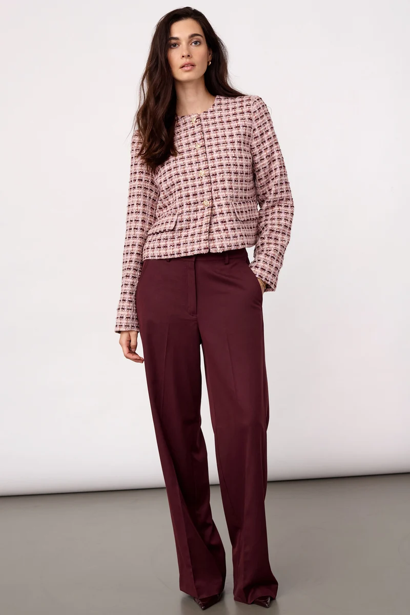 Tikacc Boucle Jacket 500361 | Dusty Rose | Co'couture