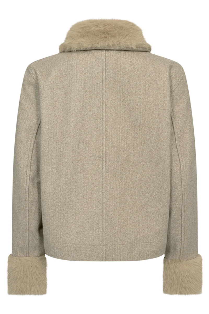 Yanna Jacket 211555 | Silver Mink Melange | Jakke fra Freequent