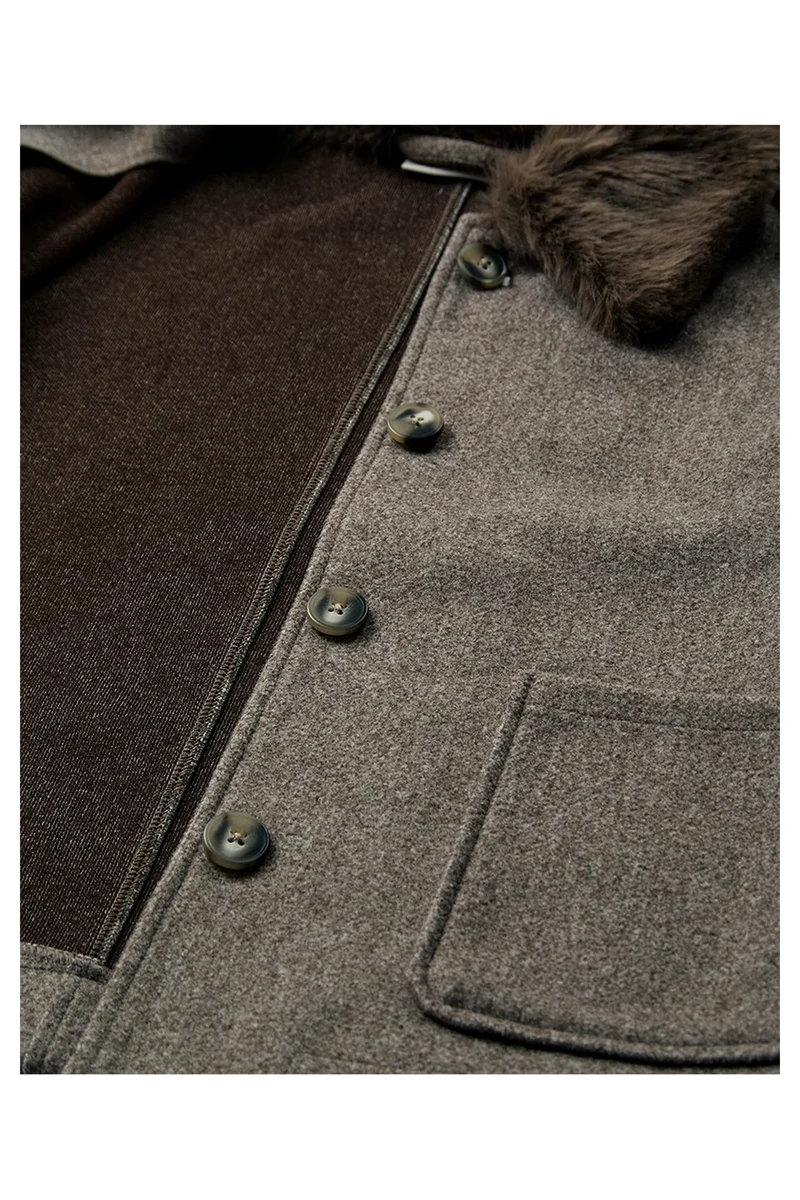 Yanna Jacket 211555 | Morel Melange | Jakke fra Freequent