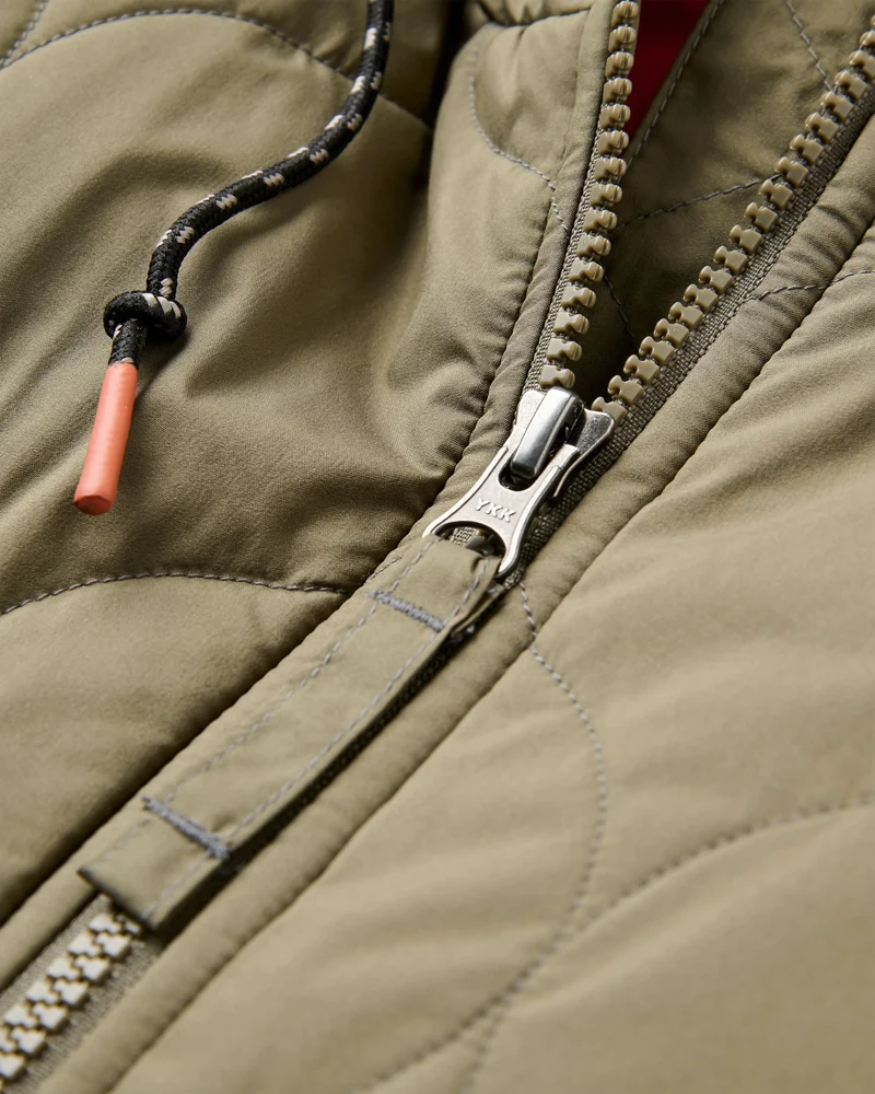 Flora Lange Isolierte Parka - Staubiges Olive