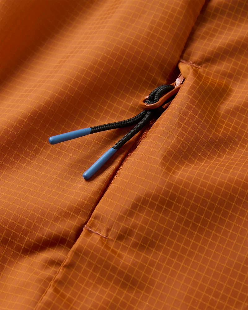 Viento Windshell Jacke - Dunkles Denim/Sonnenuntergangs-Orange
