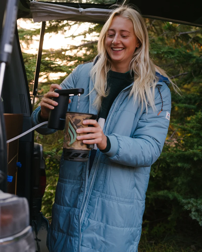 Flora Sherpa gefütterte Parka - Arctic