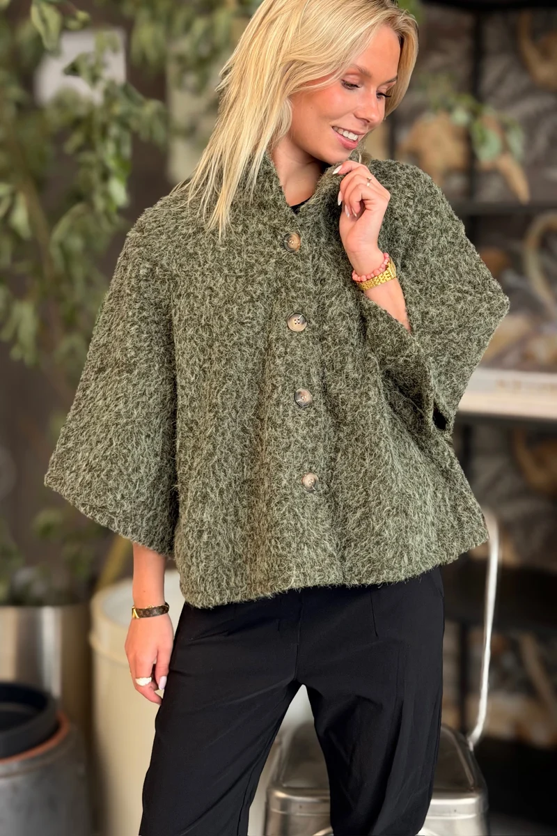 Riviera Jacket 248370W | Military | Marta du Chateau