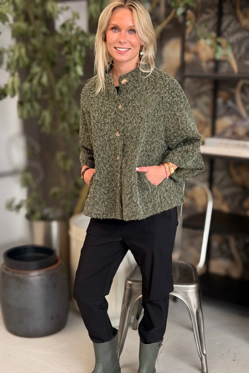 Riviera Jacket 248370W | Military | Marta du Chateau