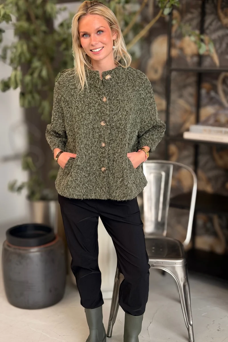 Riviera Jacket 248370W | Military | Marta du Chateau