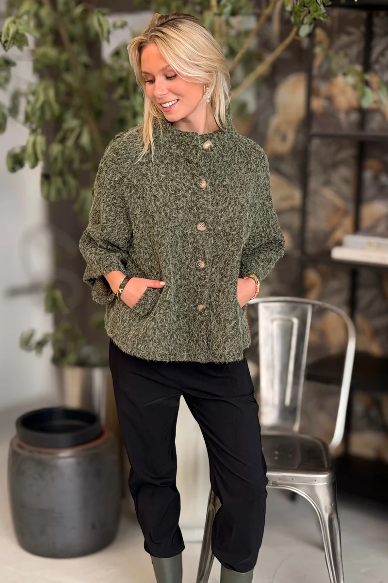 Riviera Jacket 248370W | Military | Marta du Chateau