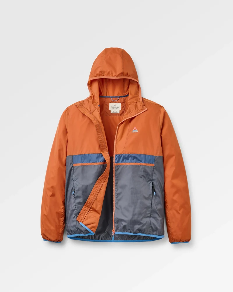 Gusto Windshell Jacke - Sonnenuntergang Orange/Anthrazit