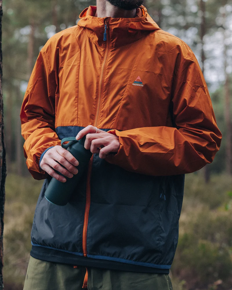 Gusto Windshell Jacke - Sonnenuntergang Orange/Anthrazit