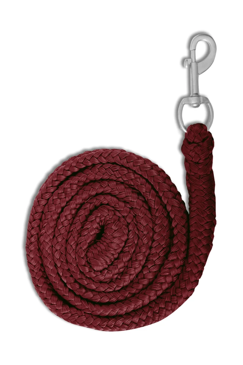 Economic Führstrick mit Karabiner Burgundy Einheitsgröße
