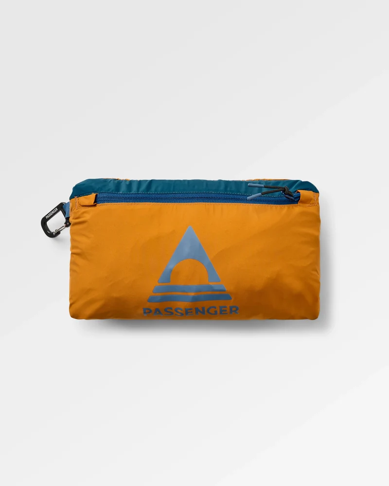 Ashland Daunen Weste - Retro Orange/Tidal Blue