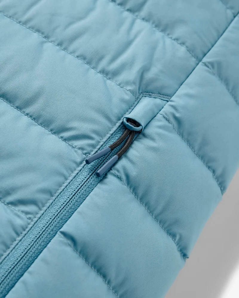 Northstar Daunenweste - Retro Blue/Tidal Blue