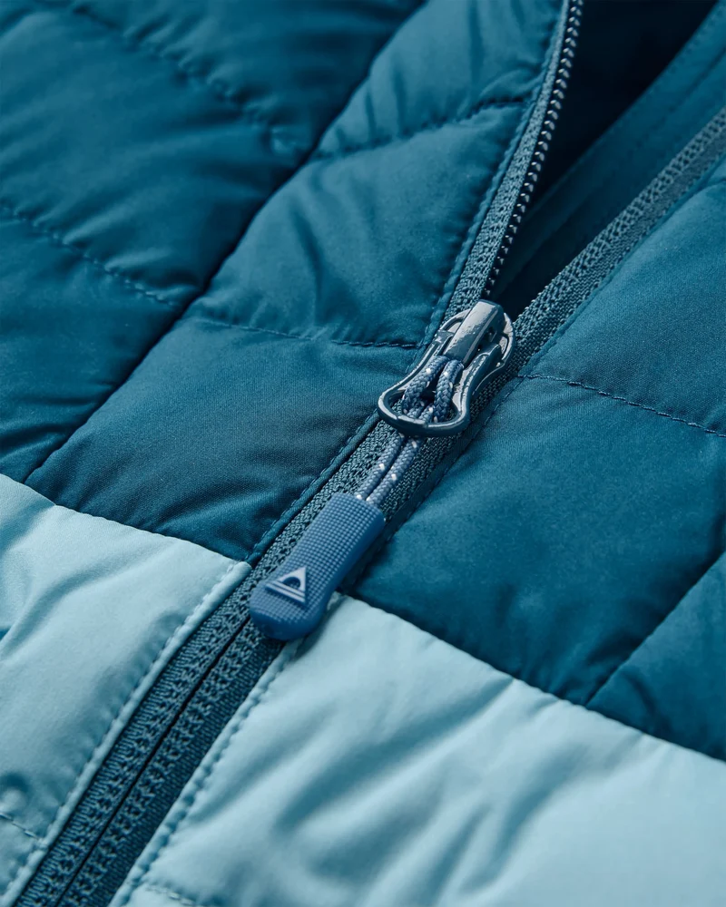 Northstar Daunenweste - Retro Blue/Tidal Blue