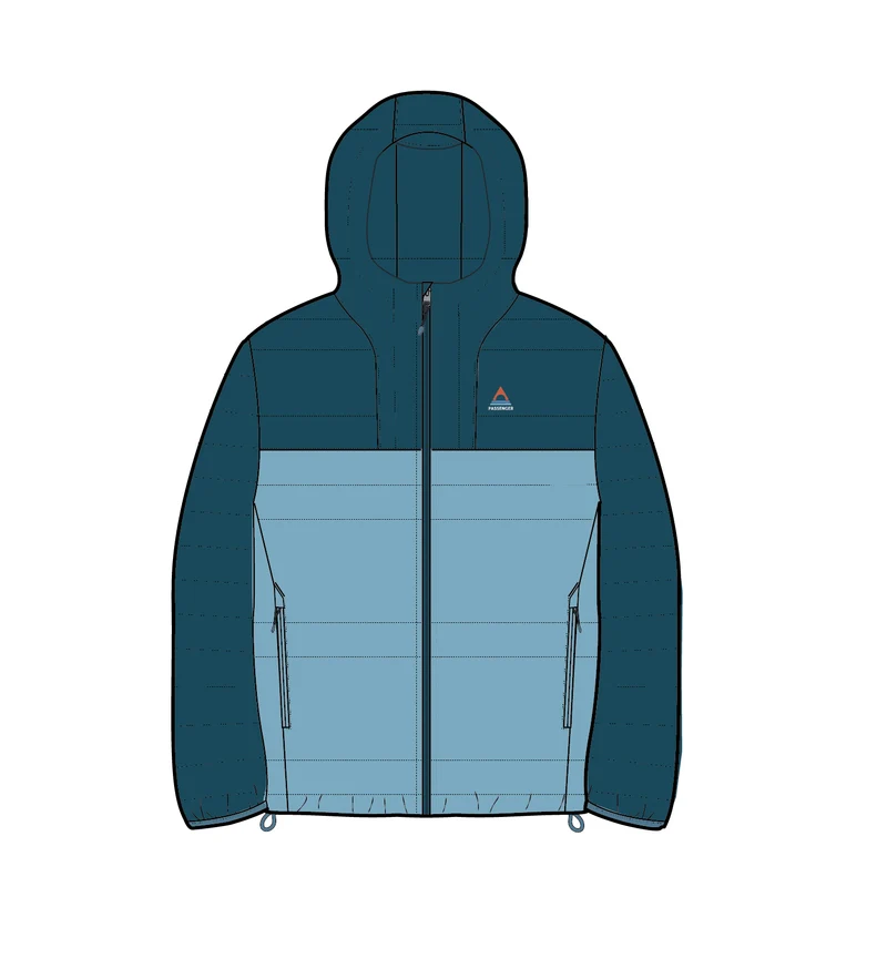 Northstar Daunenjacke - Retro Blue/Tidal Blue
