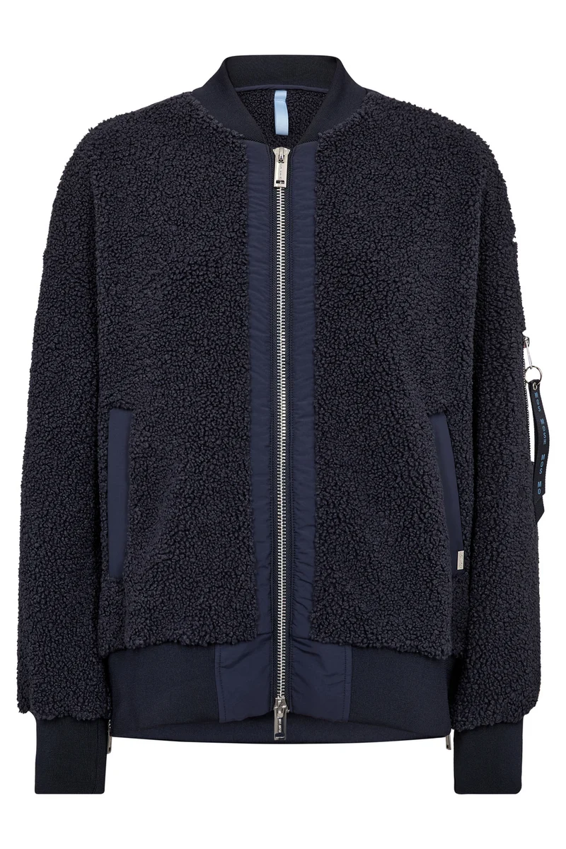 Emeline Teddy Jacket | Salute Navy | Jakke fra Mos Mosh