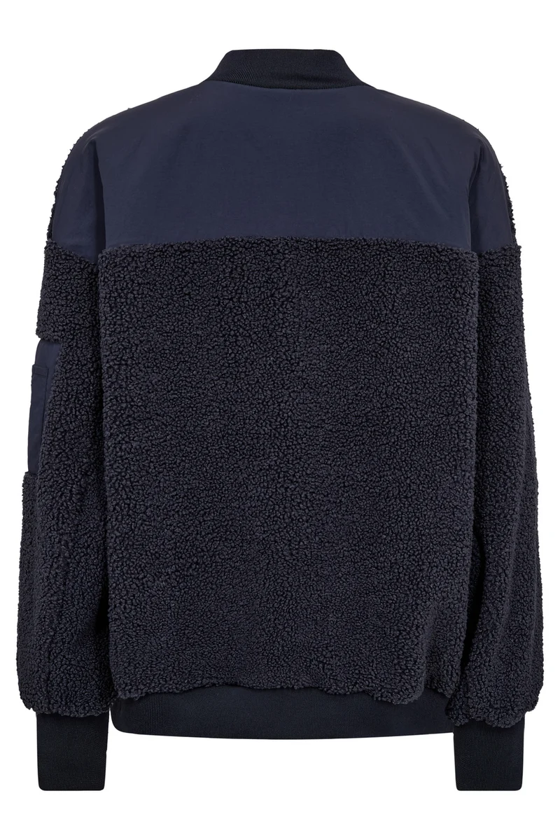 Emeline Teddy Jacket | Salute Navy | Jakke fra Mos Mosh