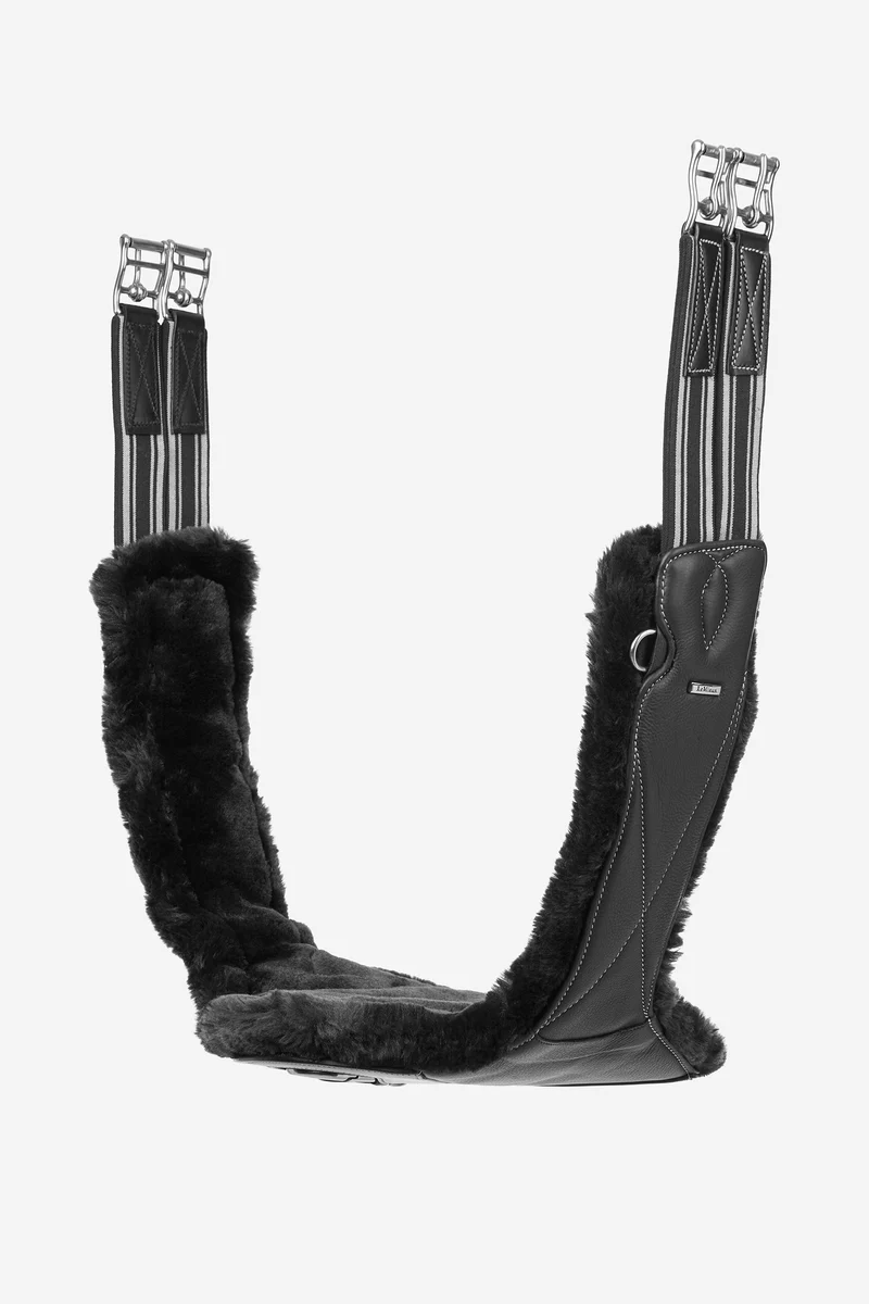 Arika Simuwool Anatomisch Geformter Langgurt mit Stollenschutz Black 100 cm