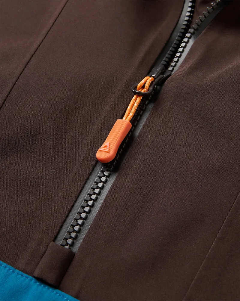 Diablo Wasserdichte Anorak - Karamell/Espresso