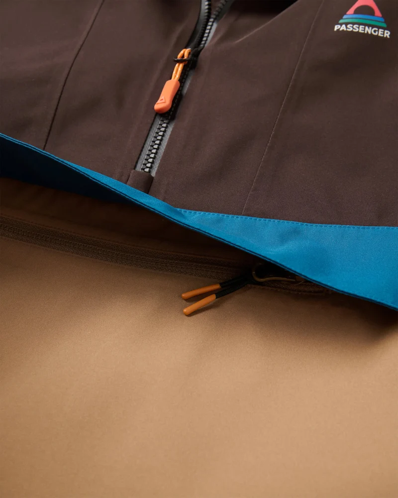 Diablo Wasserdichte Anorak - Karamell/Espresso