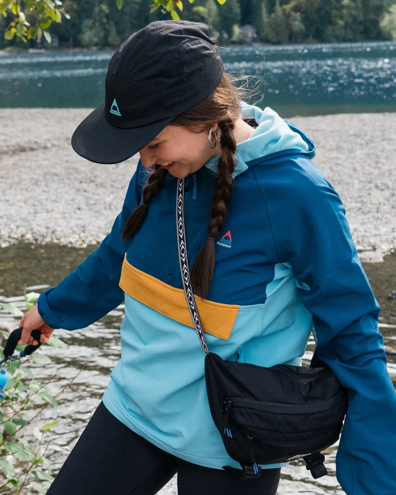Ocean Softshell Anorak - Retro Blau/Tidal Blau