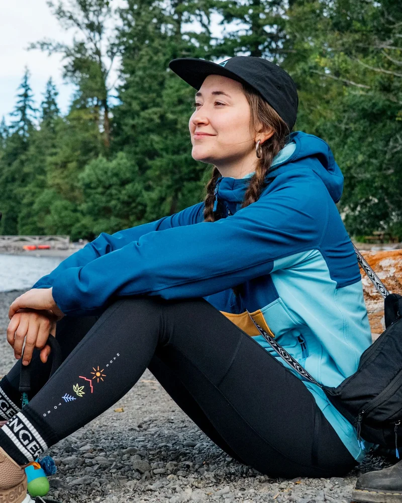 Ocean Softshell Anorak - Retro Blau/Tidal Blau