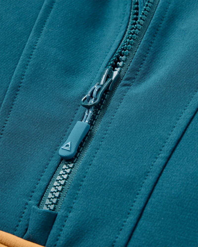 Ocean Softshell Anorak - Retro Blau/Tidal Blau
