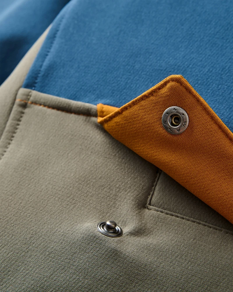 Roamer Softshell Anorak - Dunkles Denim / Staubiges Olive