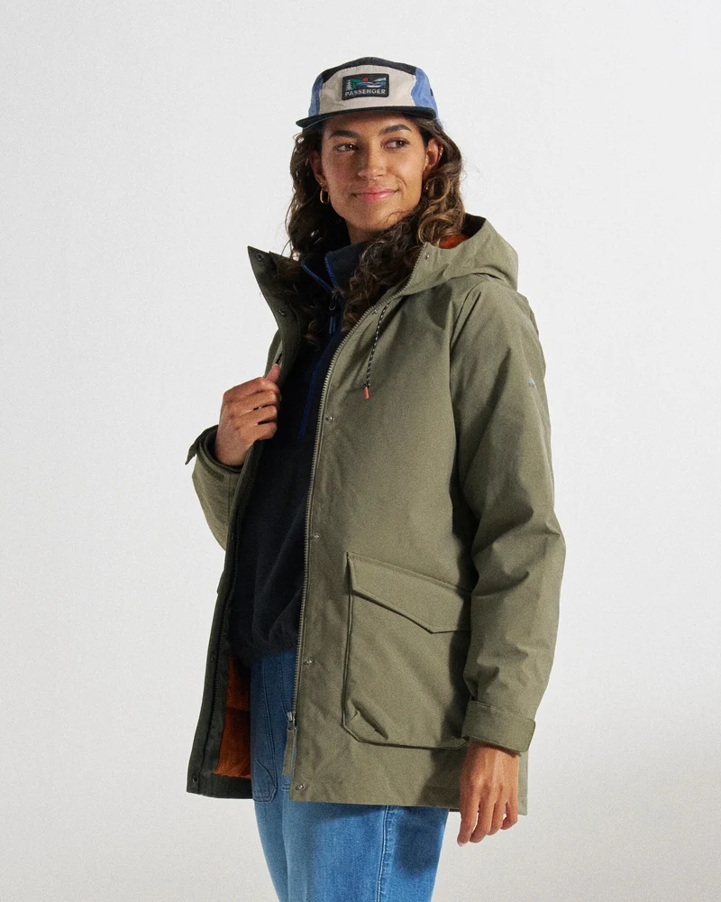 Alaska Isolierte Parka - Staubiges Olive