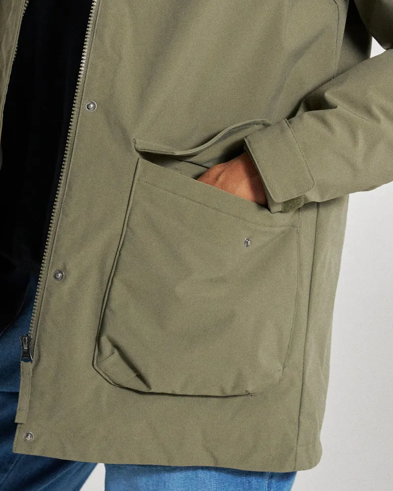 Alaska Isolierte Parka - Staubiges Olive