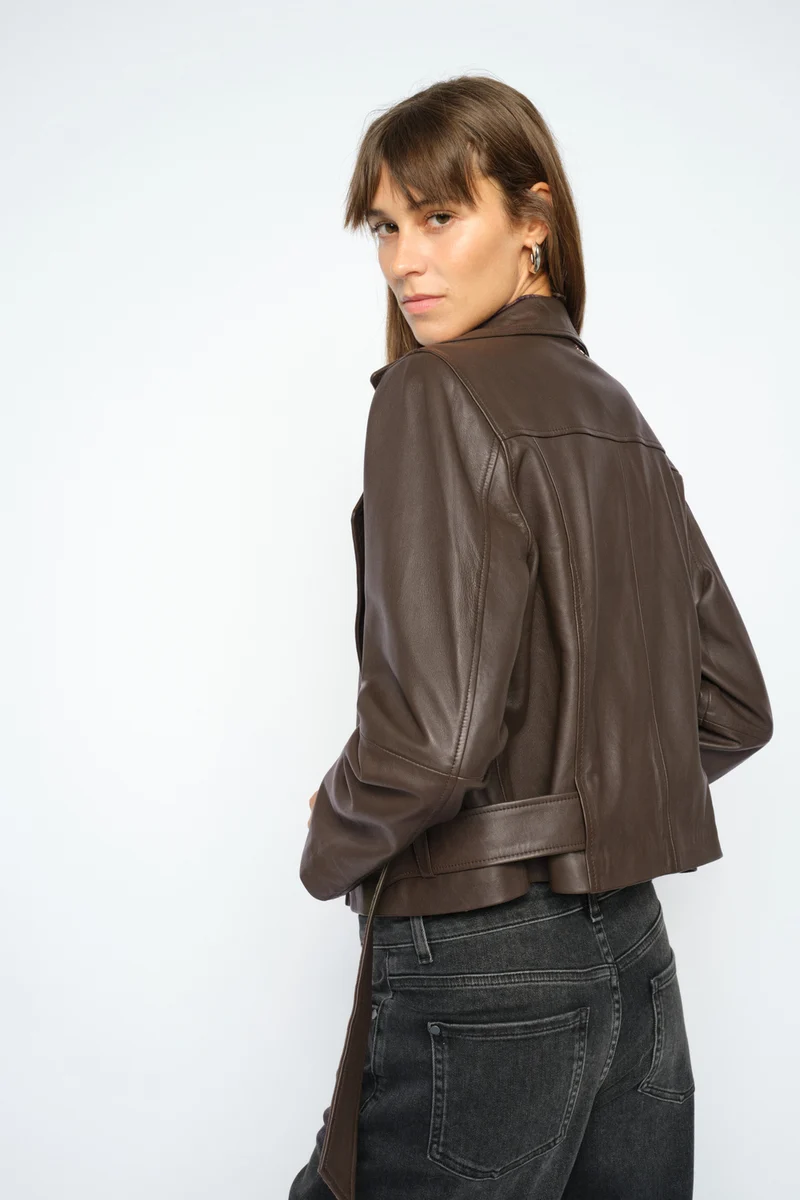 Lasco Short Leather Jacket | Delicioso | Jakke fra Mos Mosh