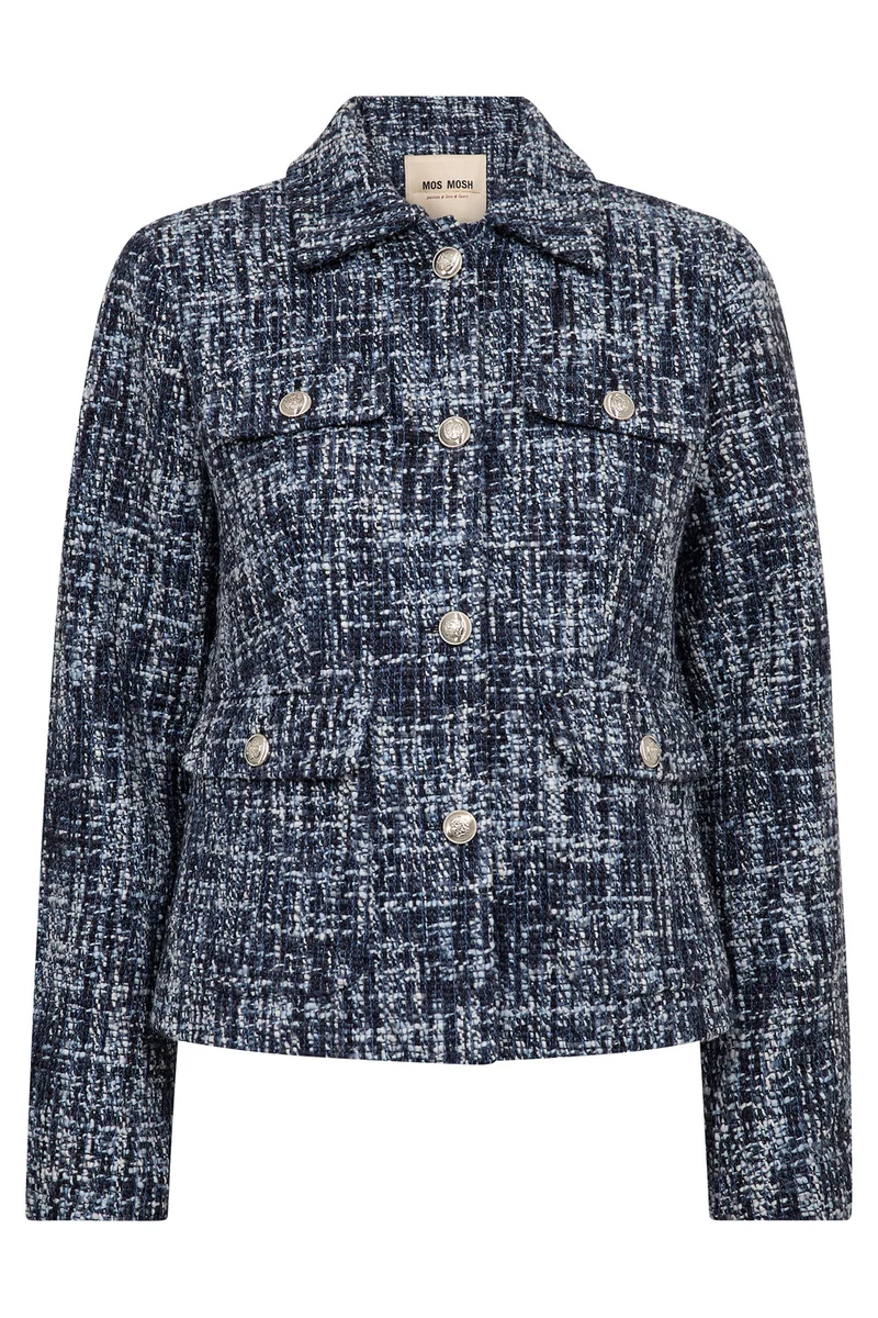 Fione Leoni Jacket | Salute Navy | Jakke fra Mos Mosh