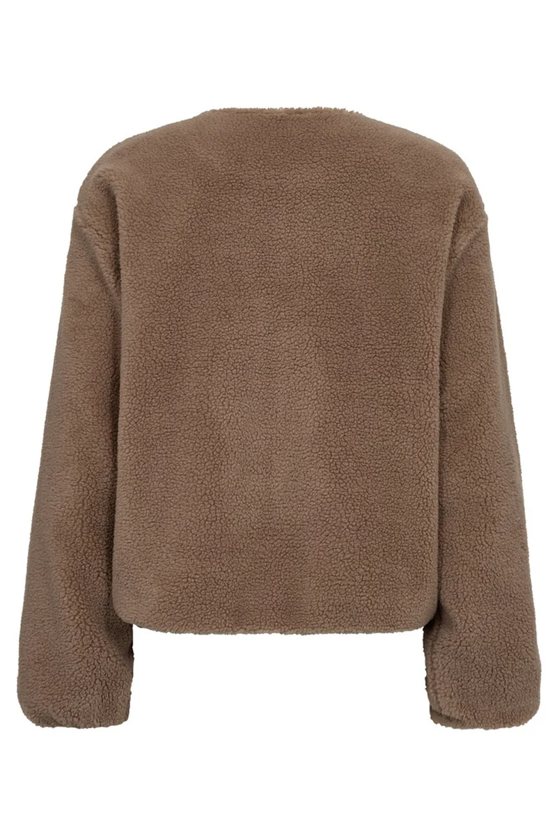 Teddy Jacket | Desert Taupe | Jakke fra Freequent